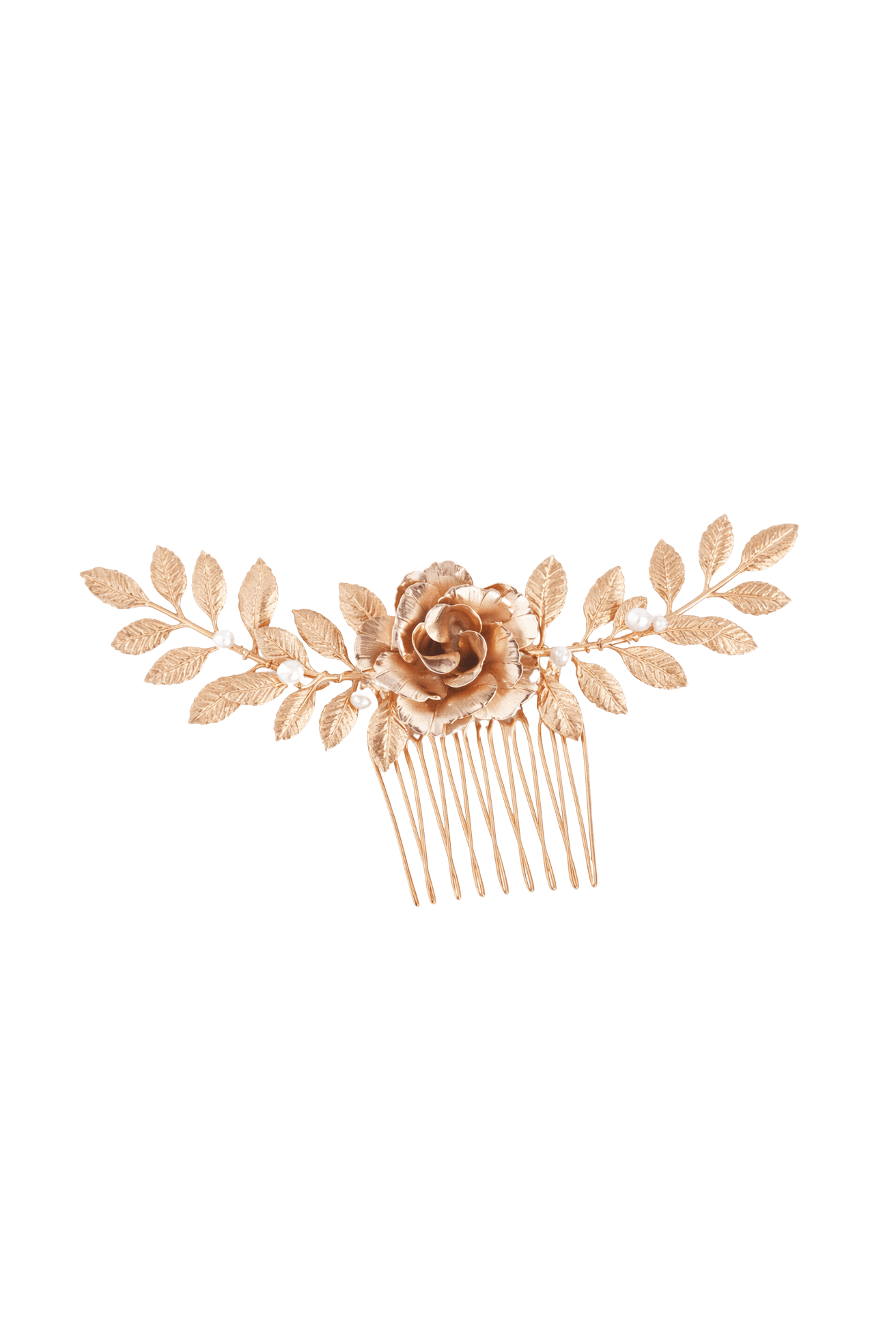 Elegant Belle Floral hair comb with Fresh Water Pearls. Bridal Hair Accessories. Handmade Canadian Accessories. Canadian handmade Accessories. Canadian weddings. Organic pearl accessories. Pearl Bridal Hair Accessories. Pearl Bridal Accessories. Small Canadian jewelry brands.