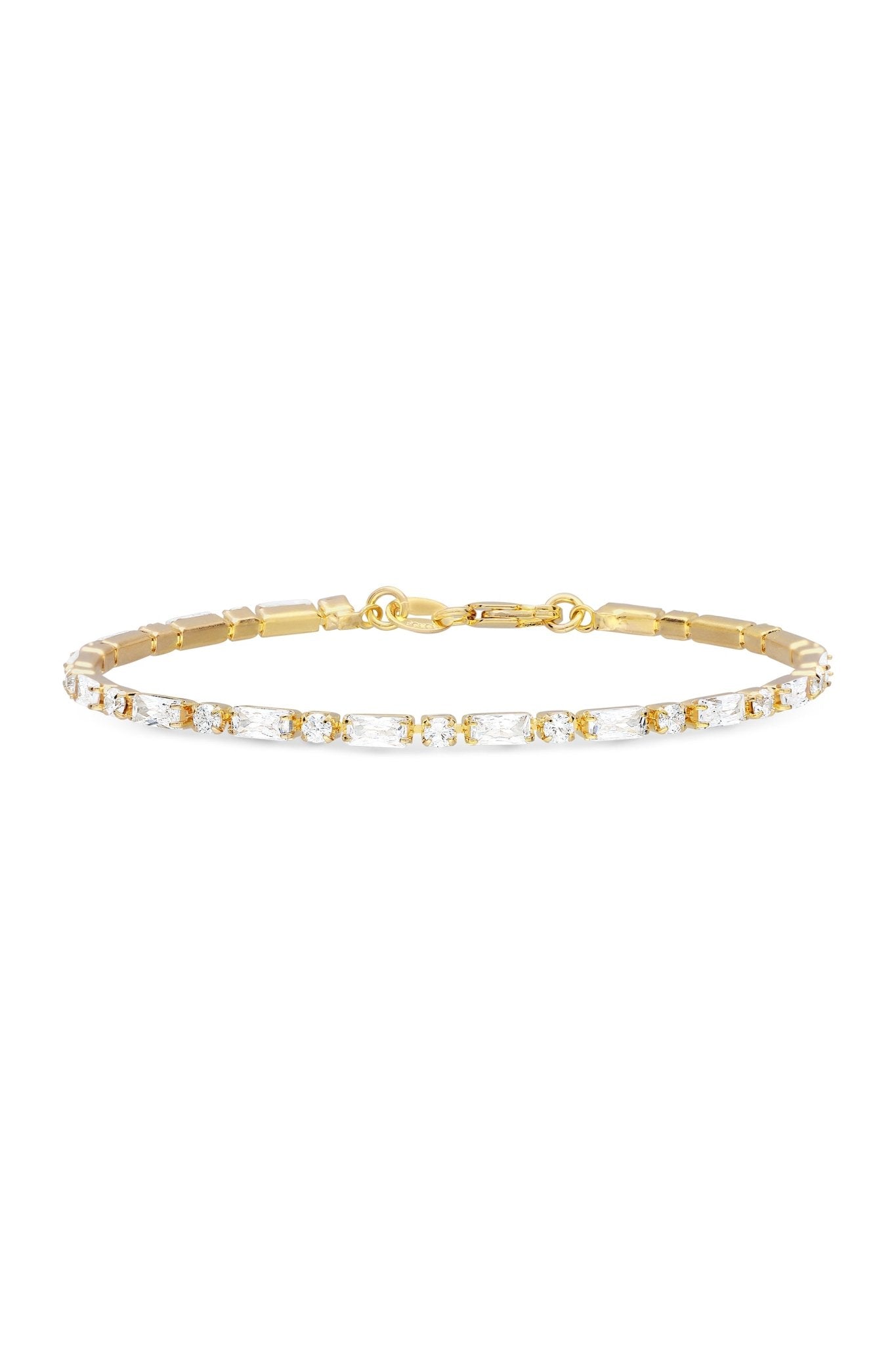 18k gold-filled crystal tennis bracelet. Gold-filled jewelry Canada. Handmade jewelry Canada. Canadian jewelry designer. Canadian jewelry brands. Affordable Canadian jewelry brands. Handmade Canadian jewelry. Canadian handmade jewelry.  Gold-filled Canadian jewelry.