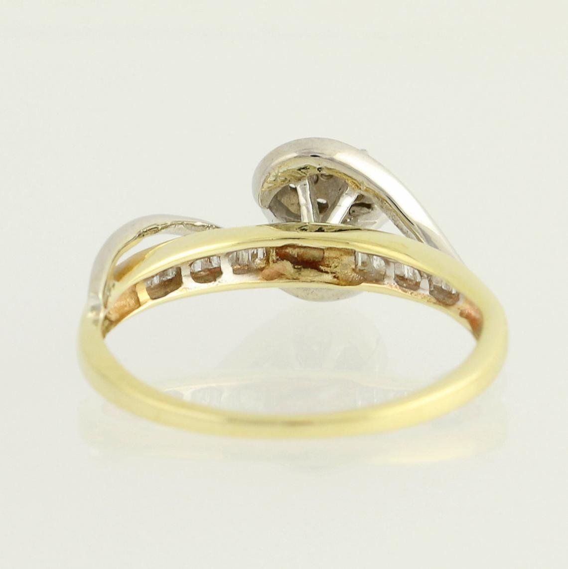 Extreme close up of the back/inside of the Swan vintage engagement ring. Antique Engagement Rings Canada. Canadian vintage engagement rings. Vintage engagement rings Canada. Bridal jewelry Canada. Canadian weddings. Wedding Canada. Canadian jewelry brands. Affordable Canadian jewelry brands. Canadian bridal jewelry. Woman-owned Canadian jewelry brand.