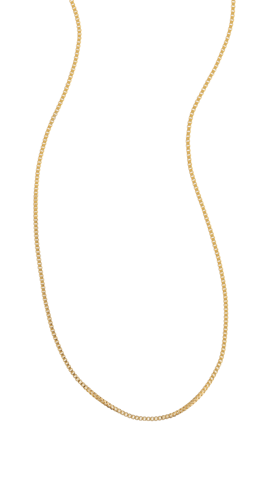 The Everyday 14k gold filled box chain for stacking necklaces. Gold-filled jewelry Canada. Canadian jewelry brands.