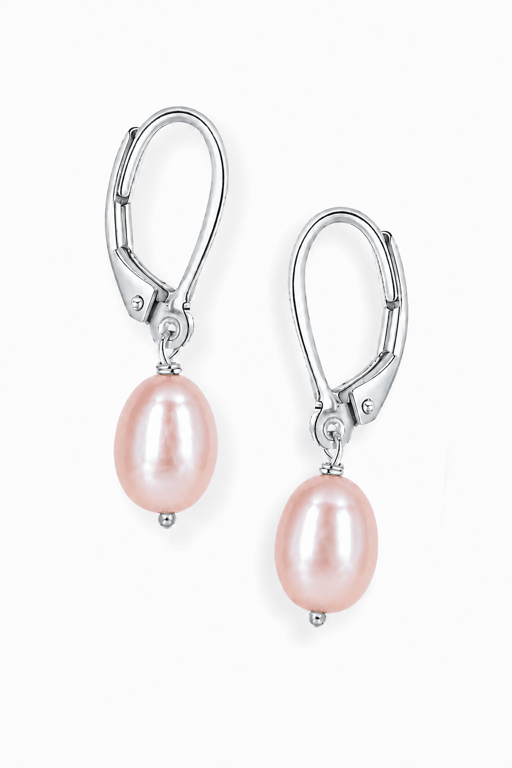 Effortless Pearl Leverback Earrings | BLUSH