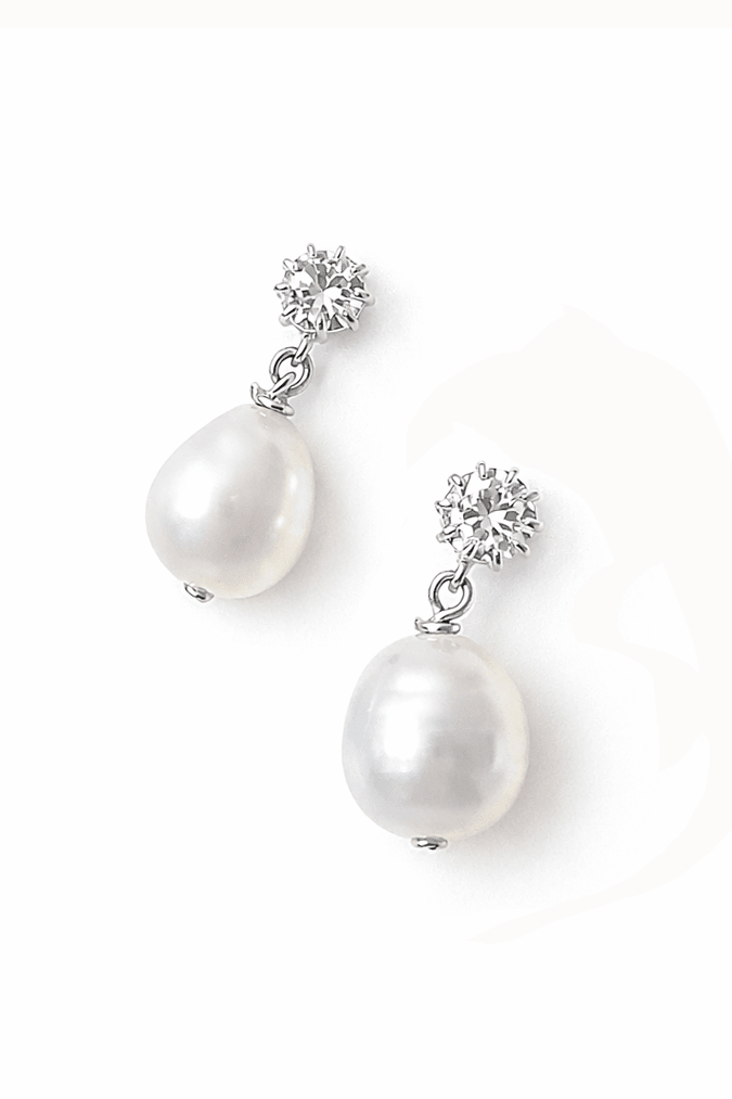 Party Girl Pearl and Crystal Earrings