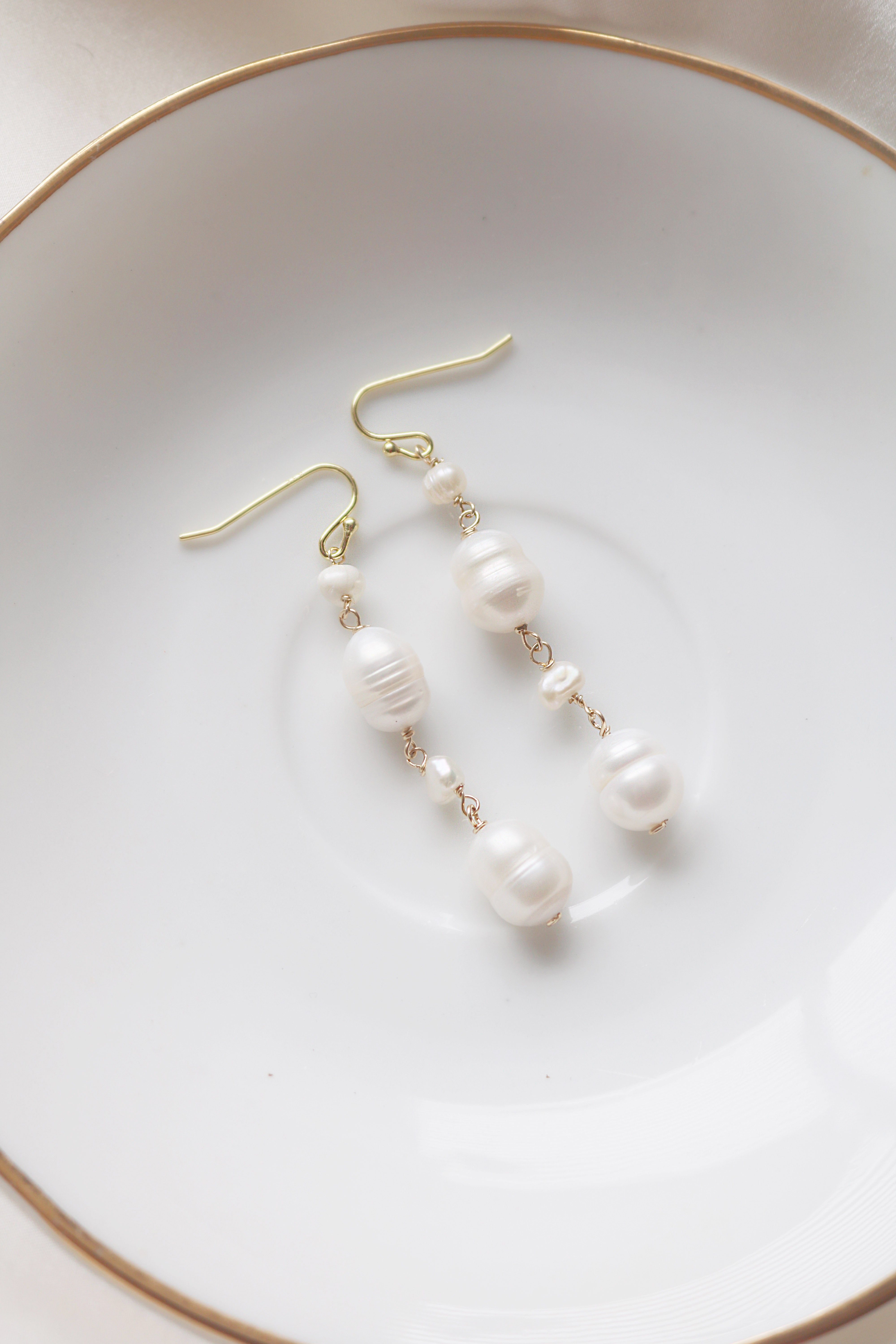 Frida Fresh Water Pearl Earrings-2