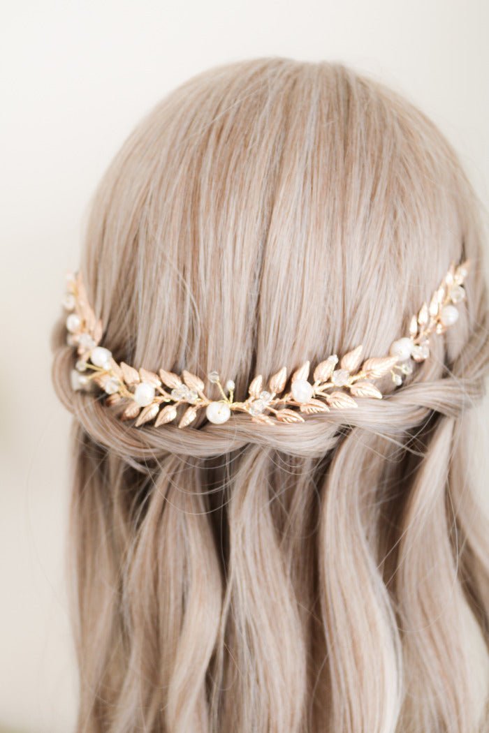 Loriana Laurel Hairvine with Fresh Water Pearls-7