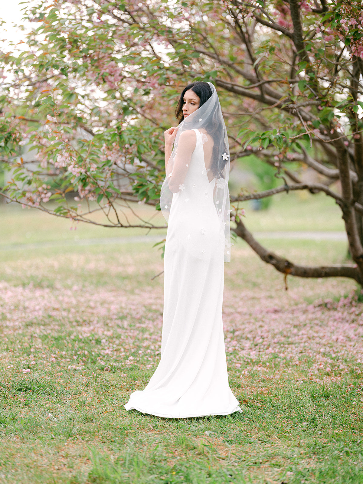 Fairlie Floral Wedding Veil-9