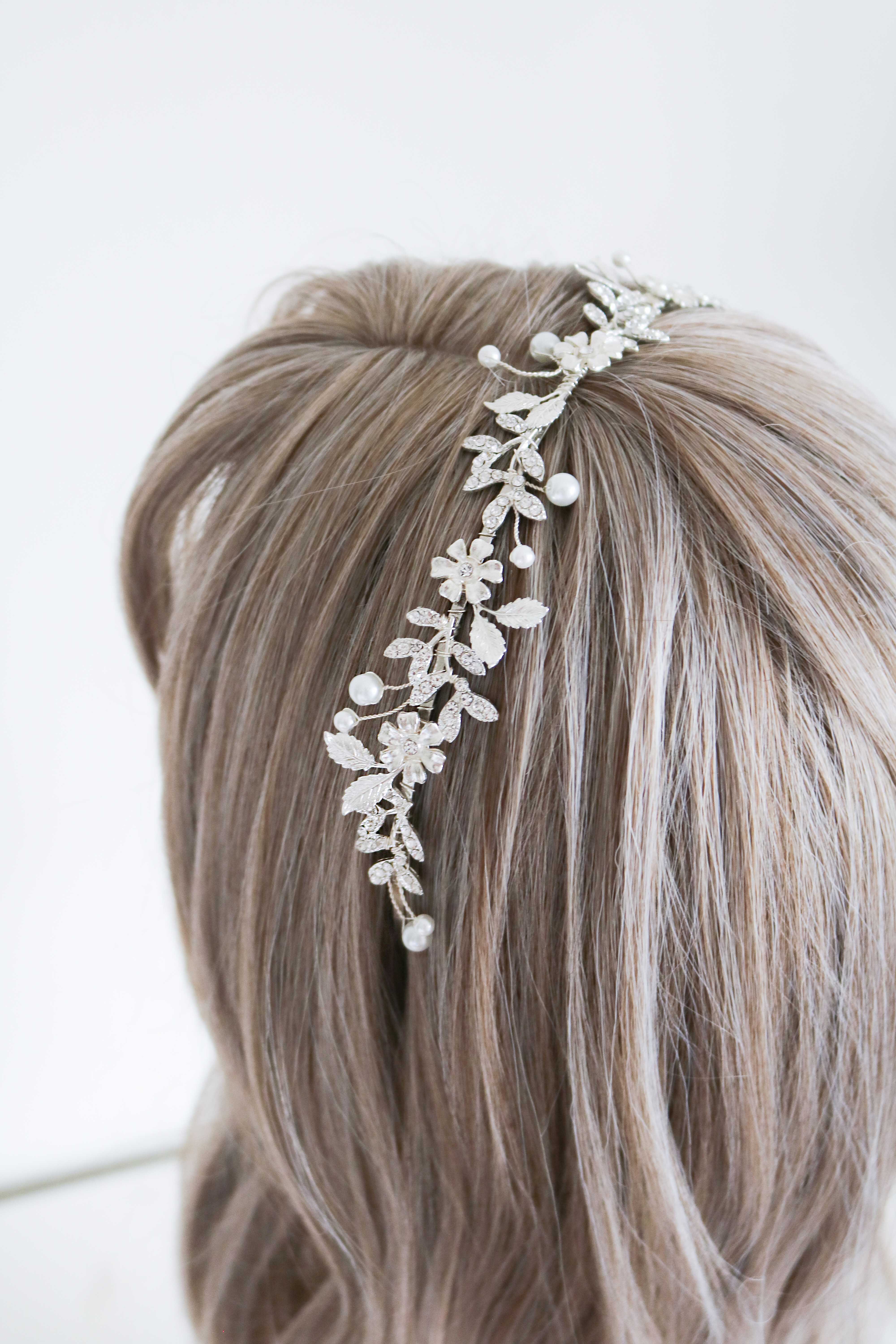 Astoria Flower and Leaf Headband-9