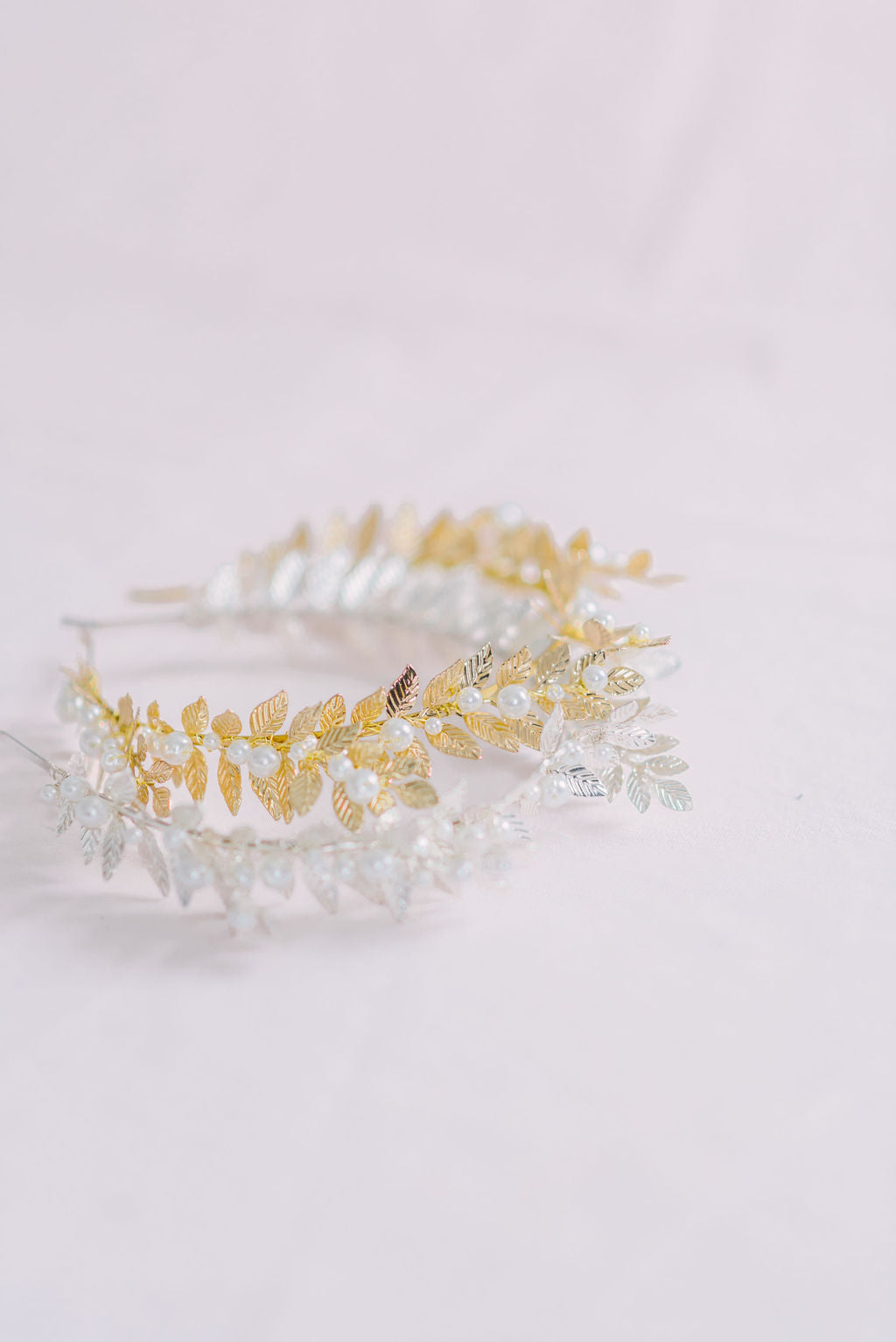 Artemis Leaf and Pearl Crown-6