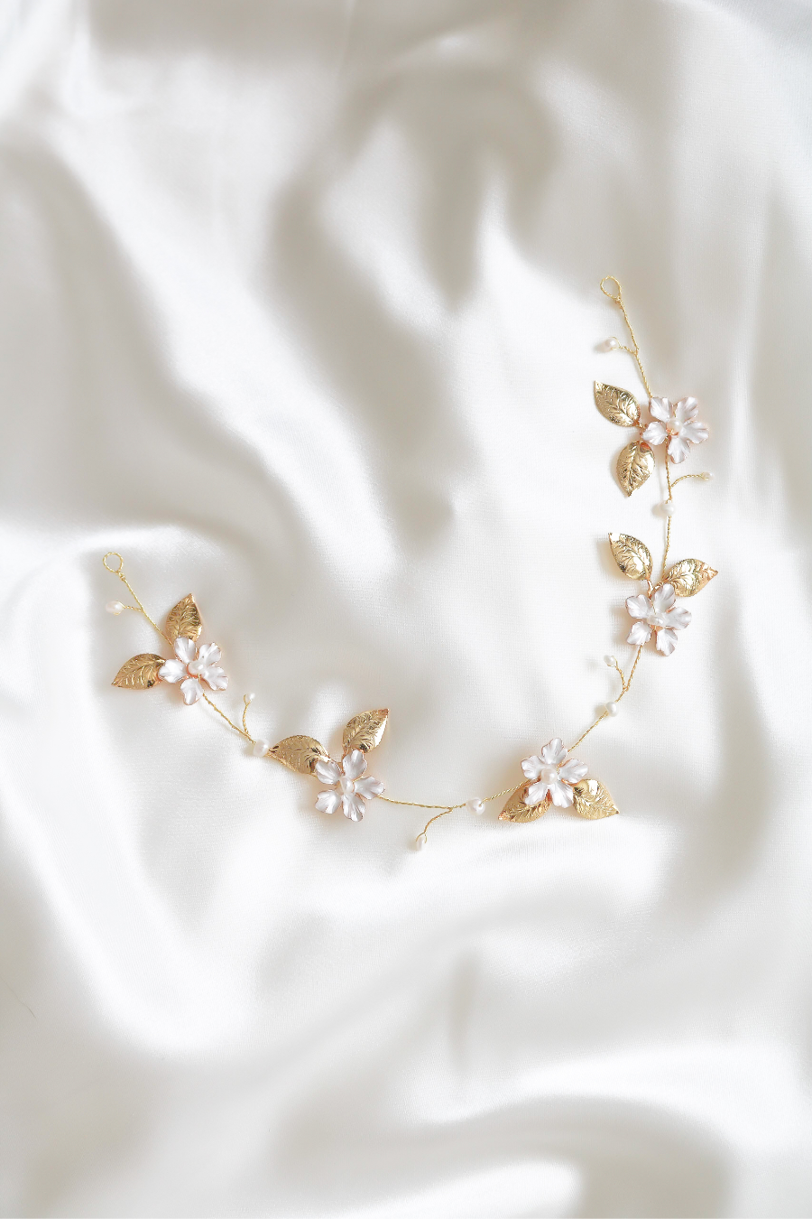 Spring Hairvine with Fresh Water Pearls-1