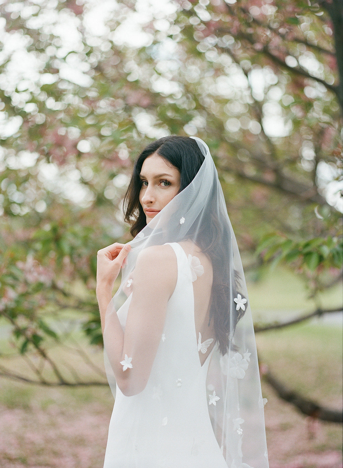 Fairlie Floral Wedding Veil-10