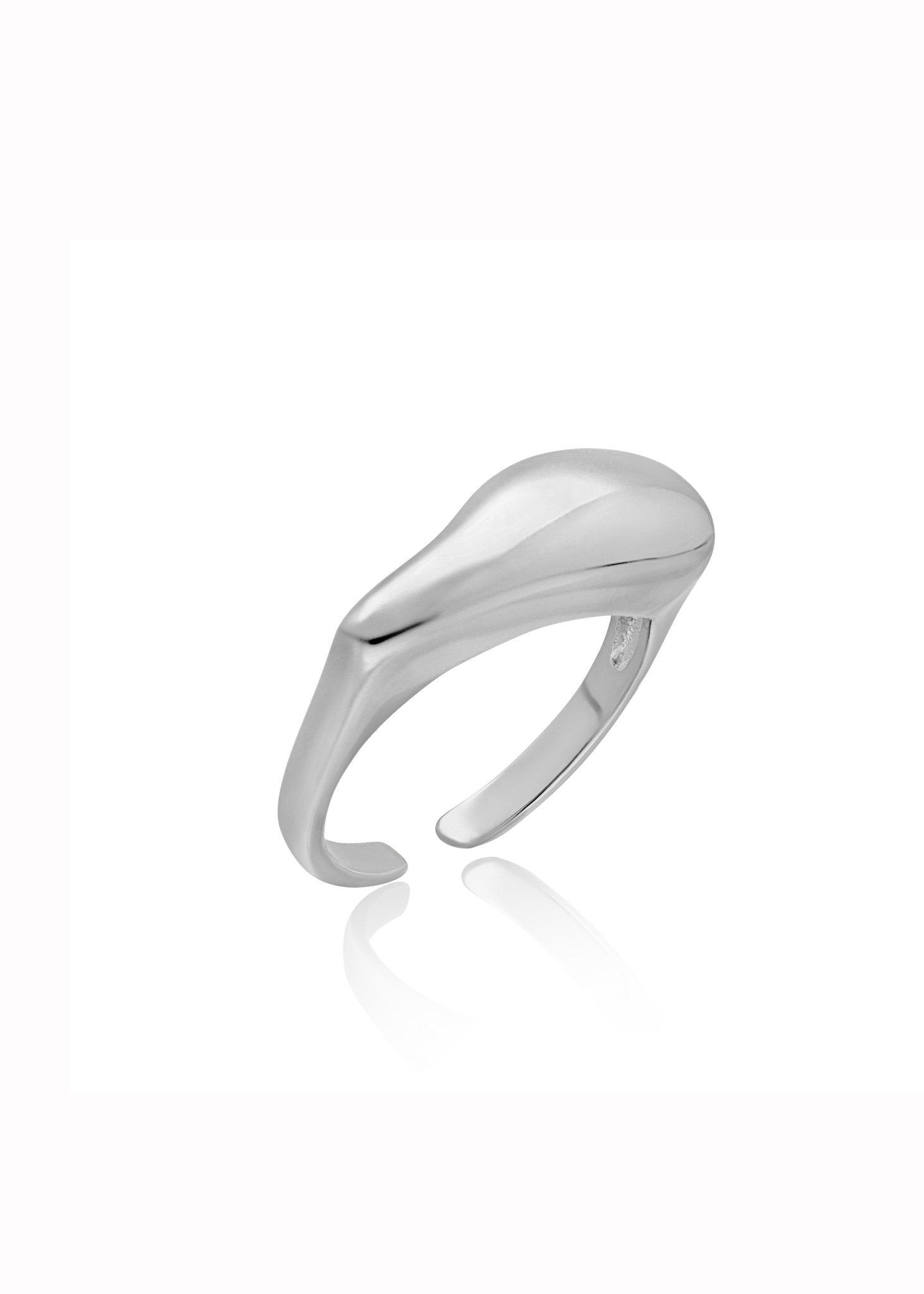 The Essence Figure Ring in Sterling Silver. Canadian jewelry designs. Canadian jewelry brands.