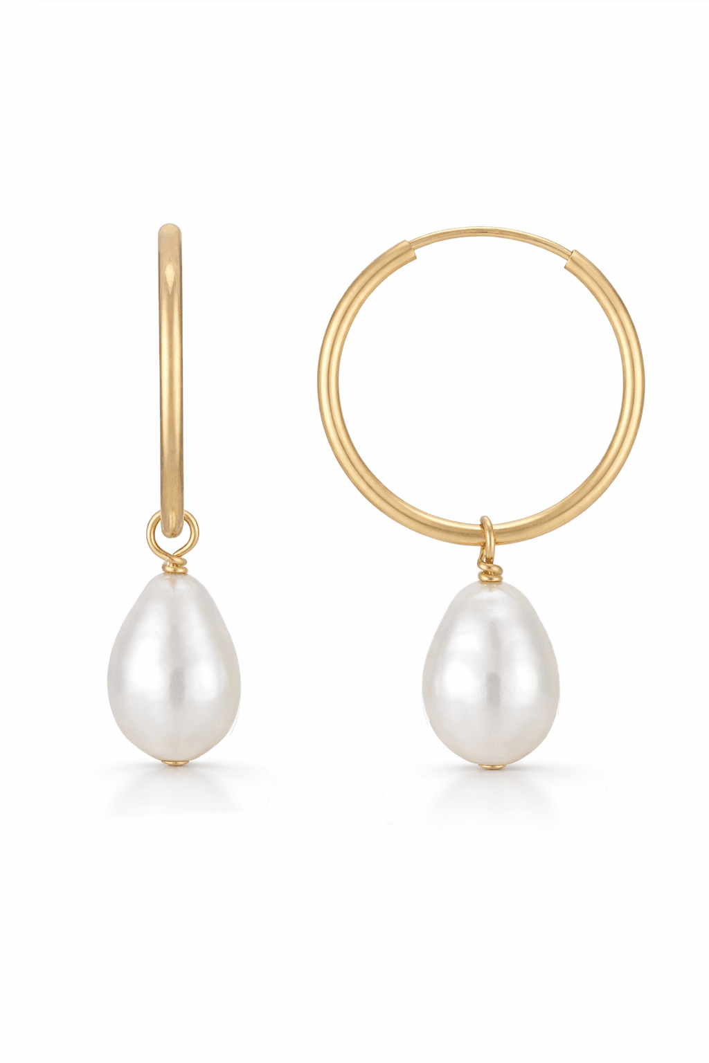 Essential Pearl Hoops