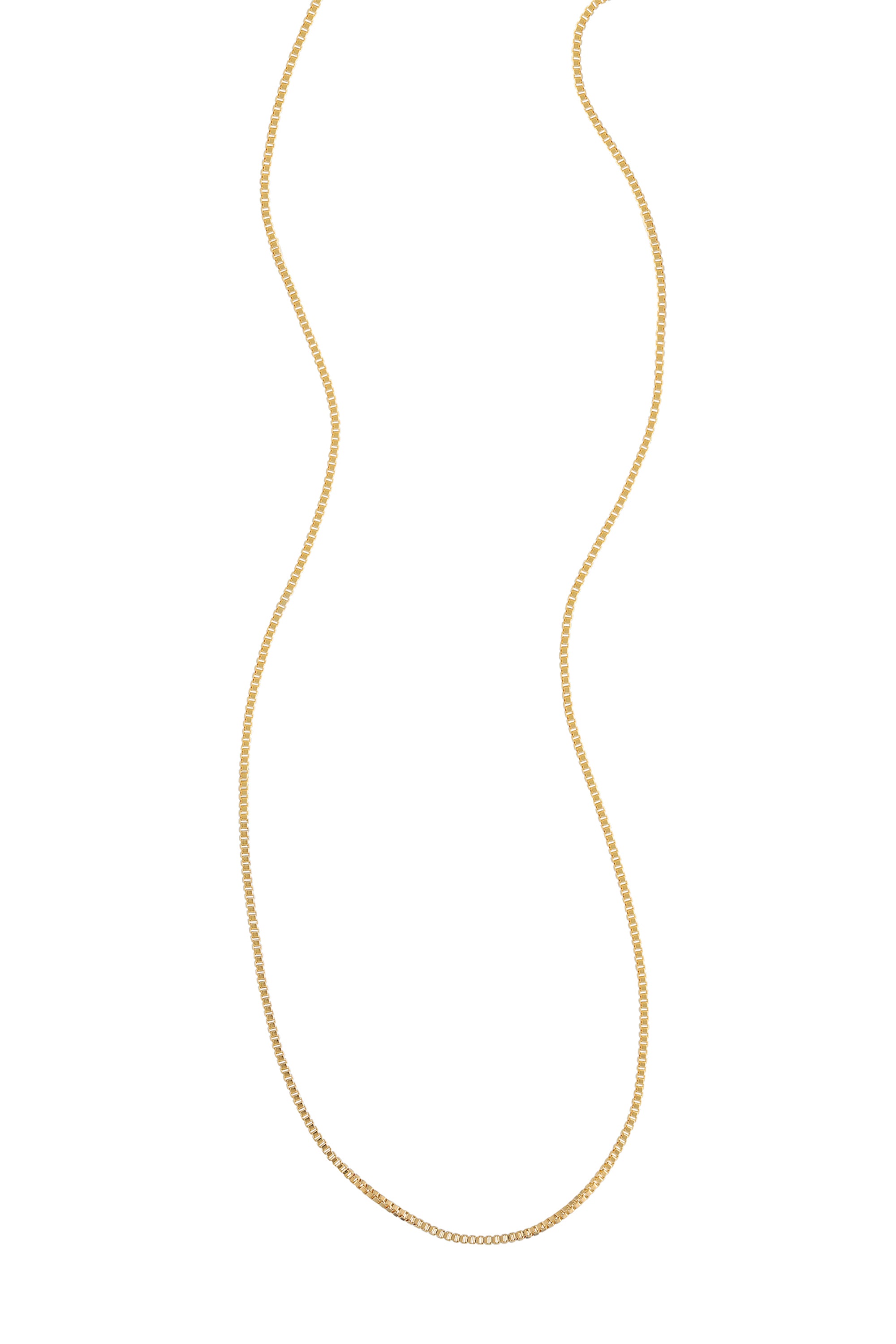 The Everyday Box Chain Necklace - 14k Gold Filled