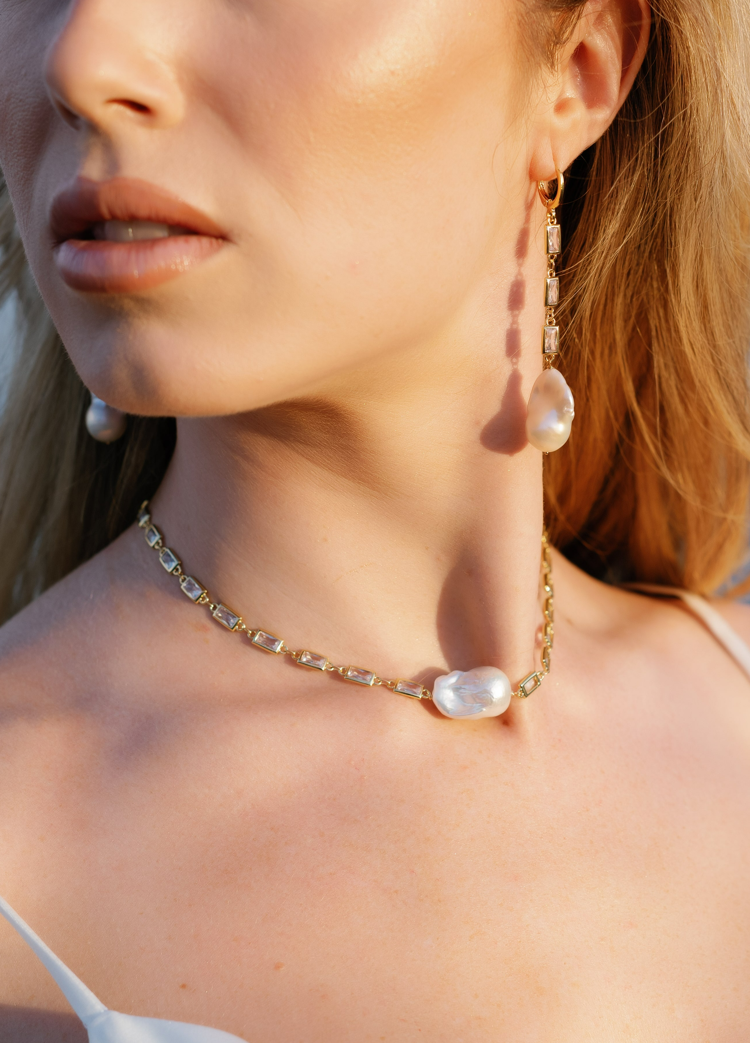 Muse Baroque Freshwater Pearl Necklace