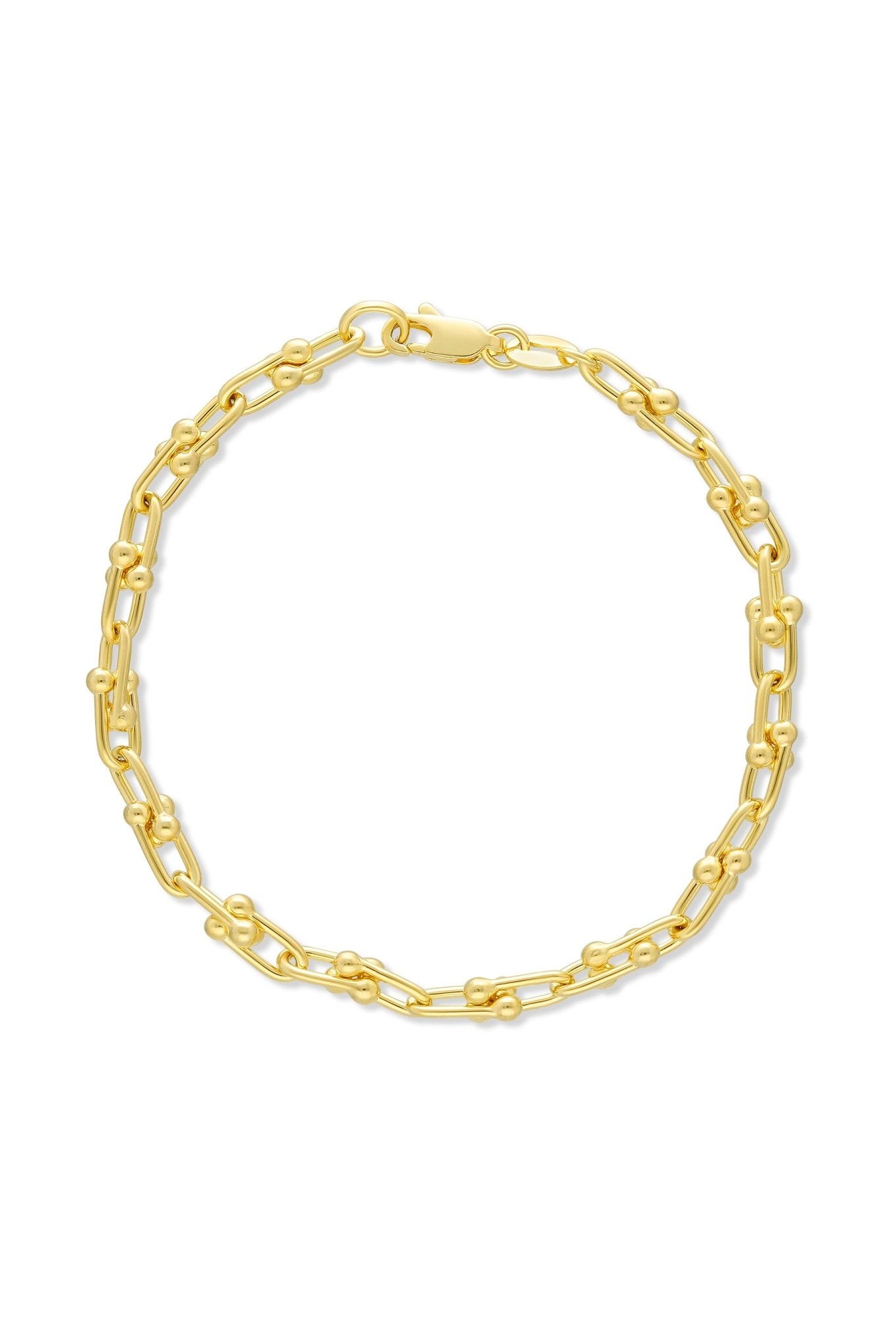Philomena 18K Gold U-Link Bracelet | Everyday Jewelry | NS