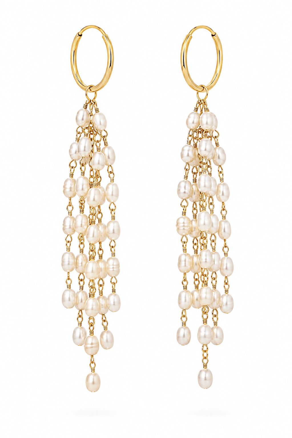 Wilde Pearl Tassel Earrings